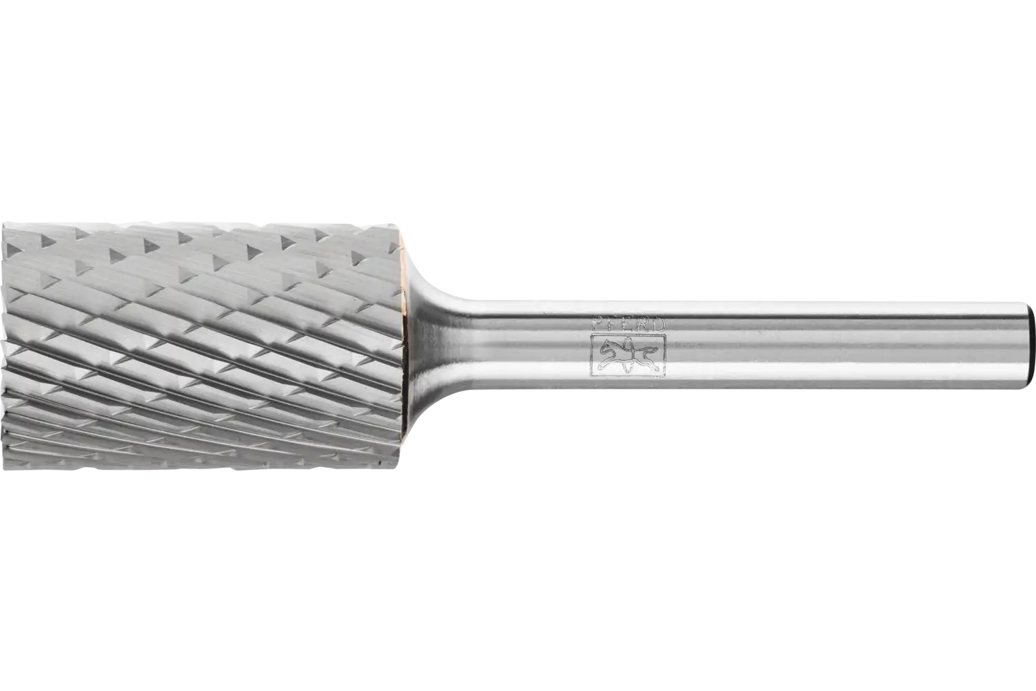 Picture of Pferd Carbide Bur SB-6 Cylindrical End Cut Double Cut 5/8" x 1" x 1/4" Shank